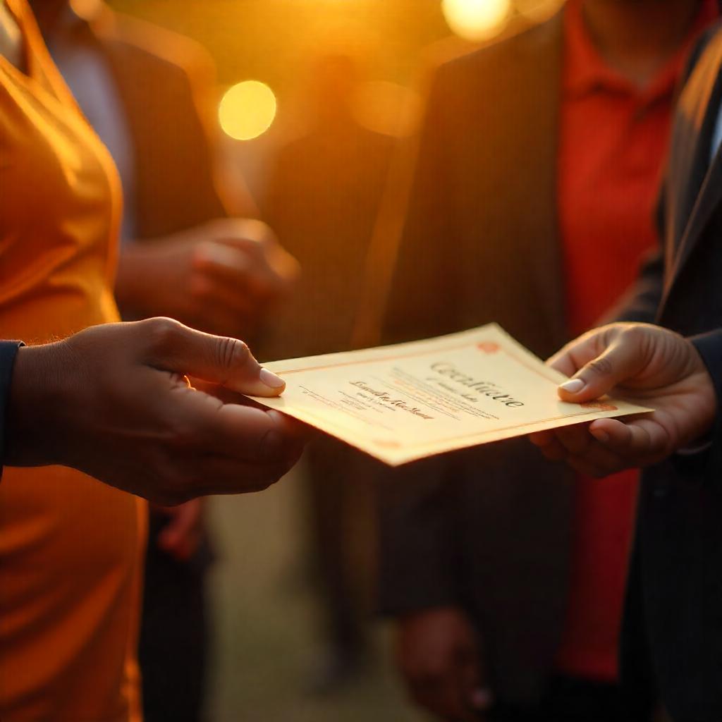 Certificate Ceremony